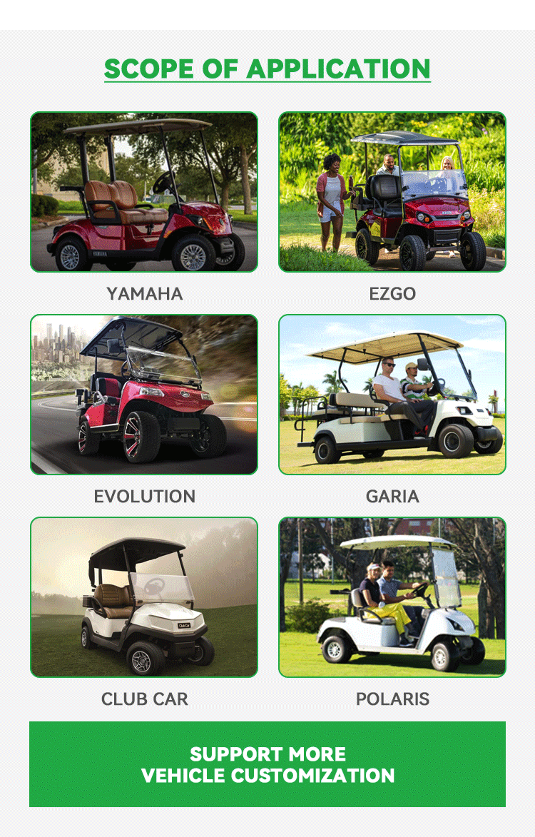 Pacco batterie per golf cart 51,2 V