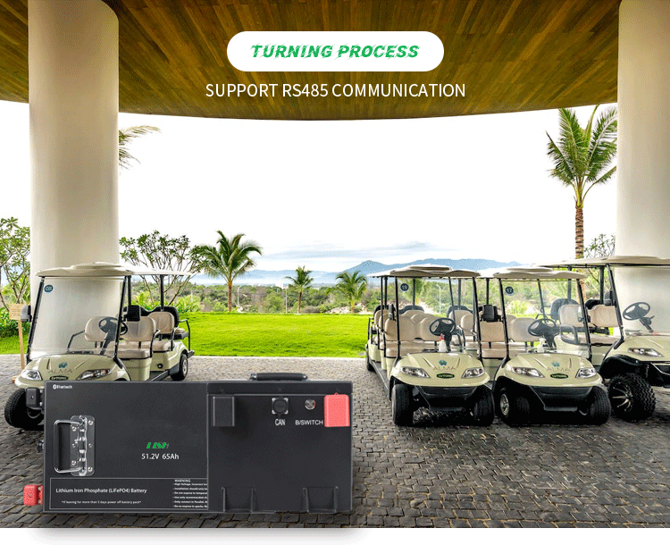  Pacco batterie per golf cart 51,2 V